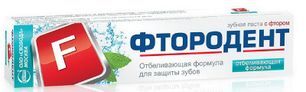 Фтородент зубная паста Отбеливающая 62г Фтородент зубная паста Отбеливающая 62г