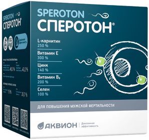 Сперотон порошок для приготовления раствора для приема внутрь 30 шт. Сперотон порошок для приготовления раствора для приема внутрь 30 шт.