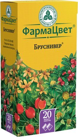 Бруснивер сбор 2г 20 шт. фильтр-пакет Бруснивер сбор 2г 20 шт. фильтр-пакет