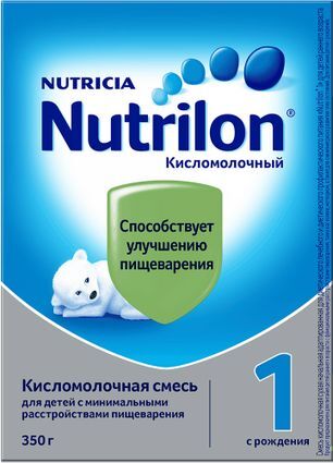 Нутриция нутрилон кисломолочный 1 смесь с пребиотиками 350г
