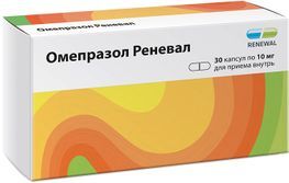 Омепразол Реневал 10мг 30 шт. капсулы кишечнорастворимые Обновление Пфк Омепразол Реневал 10мг 30 шт. капсулы кишечнорастворимые Обновление Пфк