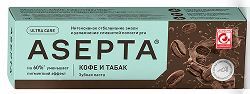 Асепта плюс зубная паста кофе и табак 75мл