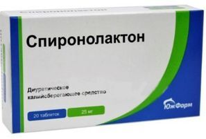 Спиронолактон 25мг 20 шт. таблетки Спиронолактон 25мг 20 шт. таблетки