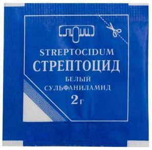 Стрептоцид 2г 1 шт. порошок для наружного применения Люми Стрептоцид 2г 1 шт. порошок для наружного применения Люми