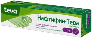 Нафтифин-Тева 1% 15г крем для наружного применения Нафтифин-Тева 1% 15г крем для наружного применения
