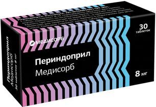 Периндоприл медисорб 8мг 30 шт. таблетки Периндоприл медисорб 8мг 30 шт. таблетки