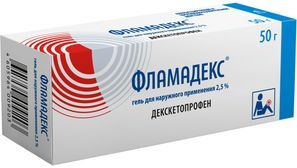 Фламадекс 2,5% 50г гель для наружного применения Фламадекс 2,5% 50г гель для наружного применения