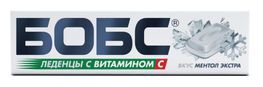 Бобс леденцы ментол экстра/витамин С 35г
