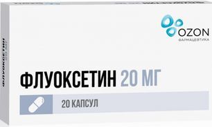 Флуоксетин 20мг 20 шт. капсулы Флуоксетин 20мг 20 шт. капсулы
