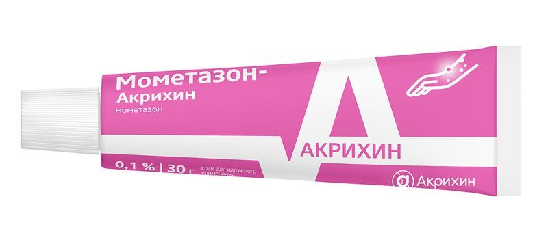 Мометазон-Акрихин 0,1% 30г крем для наружного применения Акрихин, фото №2