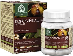 Конский Каштан Экстракт капсулы Эсцин/Тиамин 30 шт. Конский Каштан Экстракт капсулы Эсцин/Тиамин 30 шт.