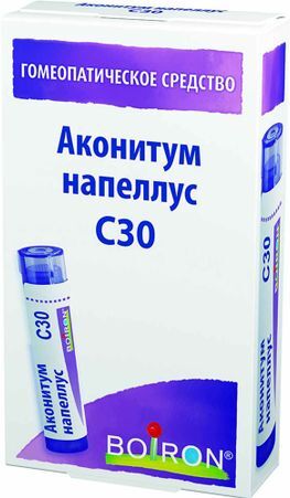 Аконитум Напеллус С30 4г гранулы гомеопатические Аконитум Напеллус С30 4г гранулы гомеопатические