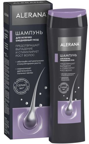 Алерана шампунь ежедневный для мужчин 250мл Вертекс Алерана шампунь ежедневный для мужчин 250мл Вертекс
