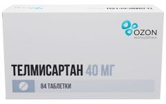 Телмисартан 40мг 84 шт. таблетки Телмисартан 40мг 84 шт. таблетки
