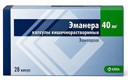 Эманера 40мг 28 шт. капсулы кишечнорастворимые Крка, д.д., Ново место Эманера 40мг 28 шт. капсулы кишечнорастворимые Крка, д.д., Ново место