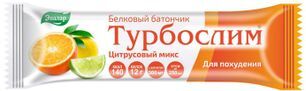 Турбослим батончик белковый Цитрусовый микс 50г Эвалар