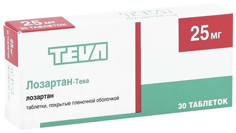 лозартан тева 25 мг инструкция по применению цена отзывы аналоги