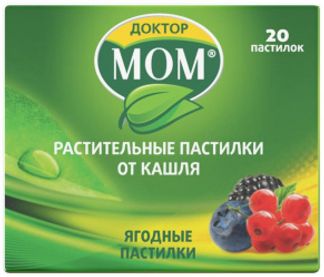 Доктор мом пастилки от кашля 20 шт малина купить по руб. в FavoritFarm