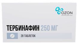 Тербинафин 250мг 28 шт. таблетки