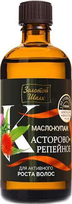 Золотой Шелк масло-купаж касторово-репейное для активного роста волос 100мл Золотой Шелк масло-купаж касторово-репейное для активного роста волос 100мл