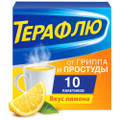 ТераФлю от гриппа и простуды, порошок, со вкусом лимона, 10 пакетиков