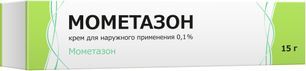 Мометазон 0,1% 15г крем для наружного применения Мометазон 0,1% 15г крем для наружного применения