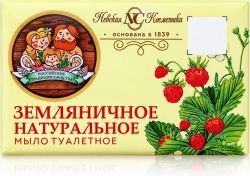 Невская косметика мыло туалетное натуральное земляничное 180г Невская косметика мыло туалетное натуральное земляничное 180г