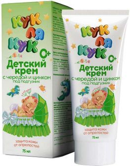 Кук Ля Кук крем детский под подгузник Череда/Цинк 0+ 75мл Мирролла Кук Ля Кук крем детский под подгузник Череда/Цинк 0+ 75мл Мирролла
