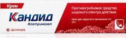 Кандид 1% 20г крем Гленмарк Кандид 1% 20г крем Гленмарк