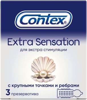 Контекс презервативы Экстра Сэнсэйшн 3 шт. Контекс презервативы Экстра Сэнсэйшн 3 шт.