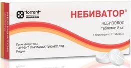 Небиватор 5мг 28 шт. таблетки Небиватор 5мг 28 шт. таблетки
