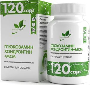 Натуралсапп Глюкозамин Хондроитин Мсм капсулы 120 шт. Натуралсапп Глюкозамин Хондроитин Мсм капсулы 120 шт.
