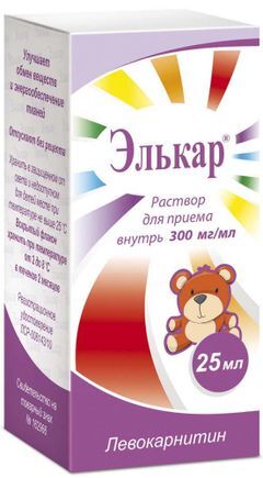 Элькар 30% 25мл раствор Пик-фарма Элькар 30% 25мл раствор Пик-фарма