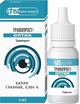Травопрост-Оптик 0,004% 5мл капли глазные Травопрост-Оптик 0,004% 5мл капли глазные