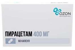 Пирацетам 400мг 60 шт. капсулы Озон Пирацетам 400мг 60 шт. капсулы Озон