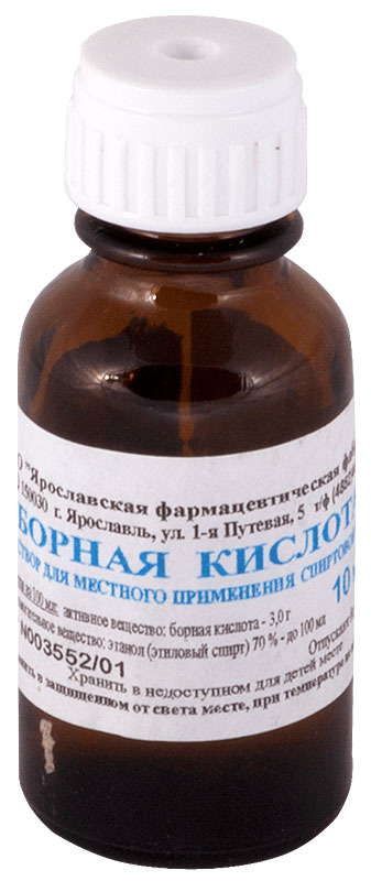 борная кислота, раствор спиртовой 3% 20 мл (флаконы). борной кислоты раствор спиртовой 3% флаконы 25 мл тульская фармфабрика. борная к-та реневал р-р спиртовой 3% 25мл. борная кислота р-р д/местн. борная кислота спиртовой раствор.