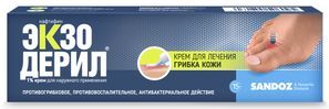 Экзодерил 1% 15г крем для наружного применения Экзодерил 1% 15г крем для наружного применения