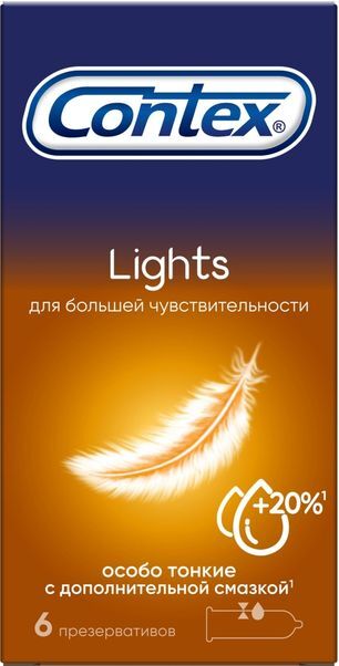 Контекс презервативы лайтс 6 шт.