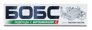 Бобс леденцы ментол экстра/витамин С 35г