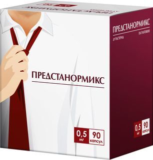 Предстанормикс 0,5мг 90 шт. капсулы Предстанормикс 0,5мг 90 шт. капсулы
