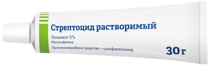 Стрептоцид 5% 30г линимент Нижфарм, фото №2