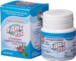 Кардиомил эдас-935 20г гранулы гомеопатические