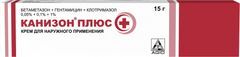 Канизон Плюс 0,05%+0,1%+1% 15г крем Канизон Плюс 0,05%+0,1%+1% 15г крем