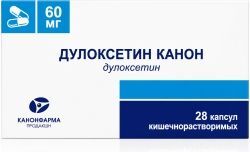 Дулоксетин Канон 60мг 28 шт. капсулы кишечнорастворимые Дулоксетин Канон 60мг 28 шт. капсулы кишечнорастворимые