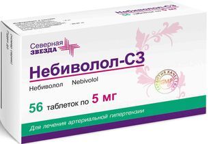 Небиволол-Сз 5мг 56 шт. таблетки Северная звезда