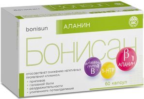 Бонисан Аланин капсулы массой 0,5г 60 шт. Бонисан Аланин капсулы массой 0,5г 60 шт.