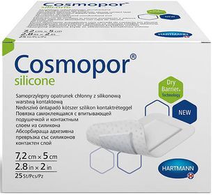 Хартман космопор силикон повязка 7,2х5см 25 шт.