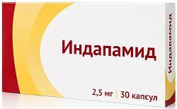 Индапамид 2,5мг 30 шт. капсулы Индапамид 2,5мг 30 шт. капсулы