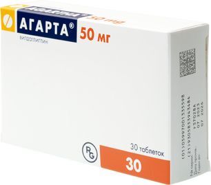 Агарта 50мг 30 шт. таблетки Агарта 50мг 30 шт. таблетки