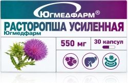 Югмедфарм расторопши экстракт капсулы 30 шт. Югмедфарм расторопши экстракт капсулы 30 шт.